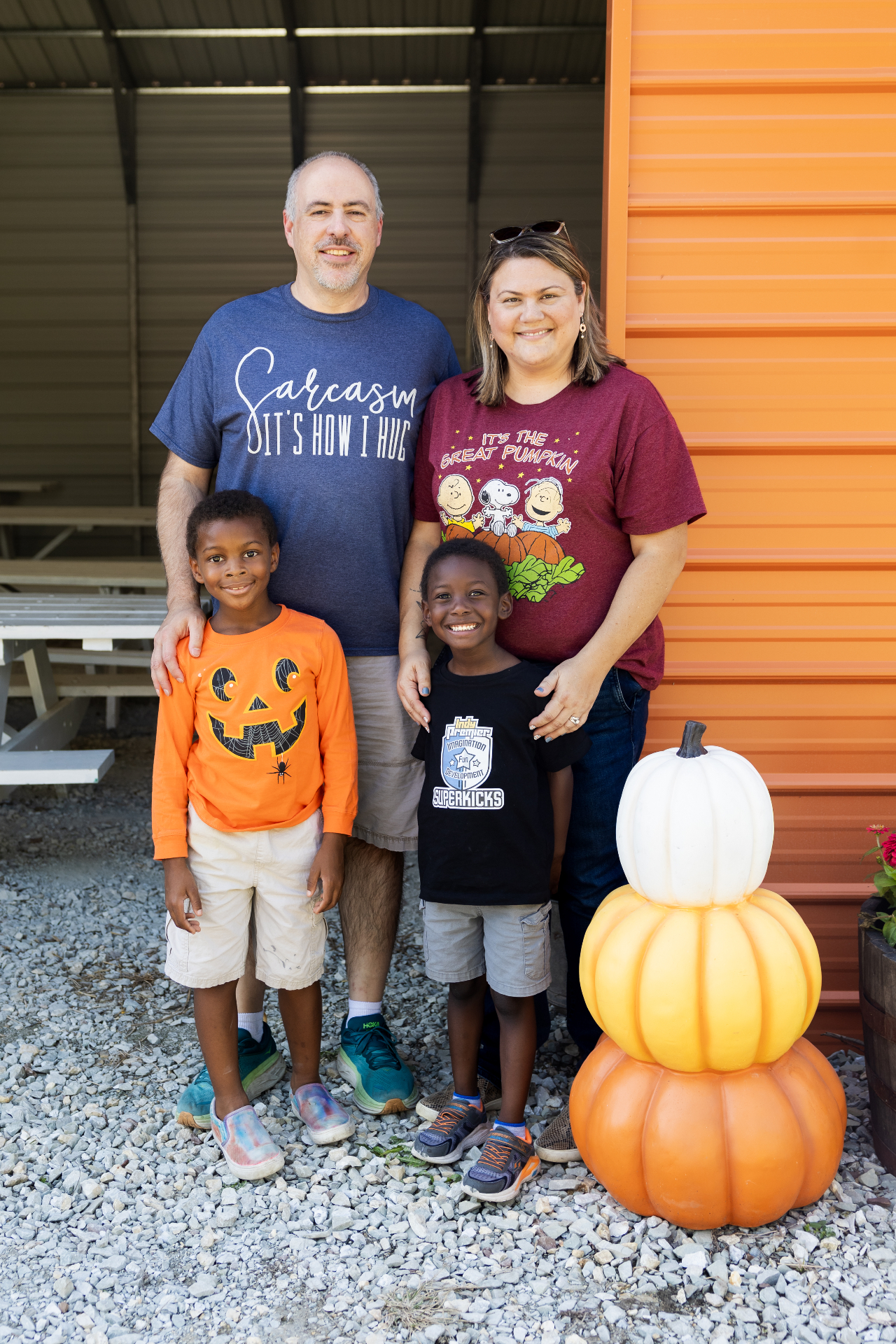 Dale Hensley and family, founders of Titan Graphics wholesale printing